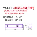 ÜÇ KABLOLU 2,5 MT SENSÖR 6431 SİLİN.DNC DNT (PNP)