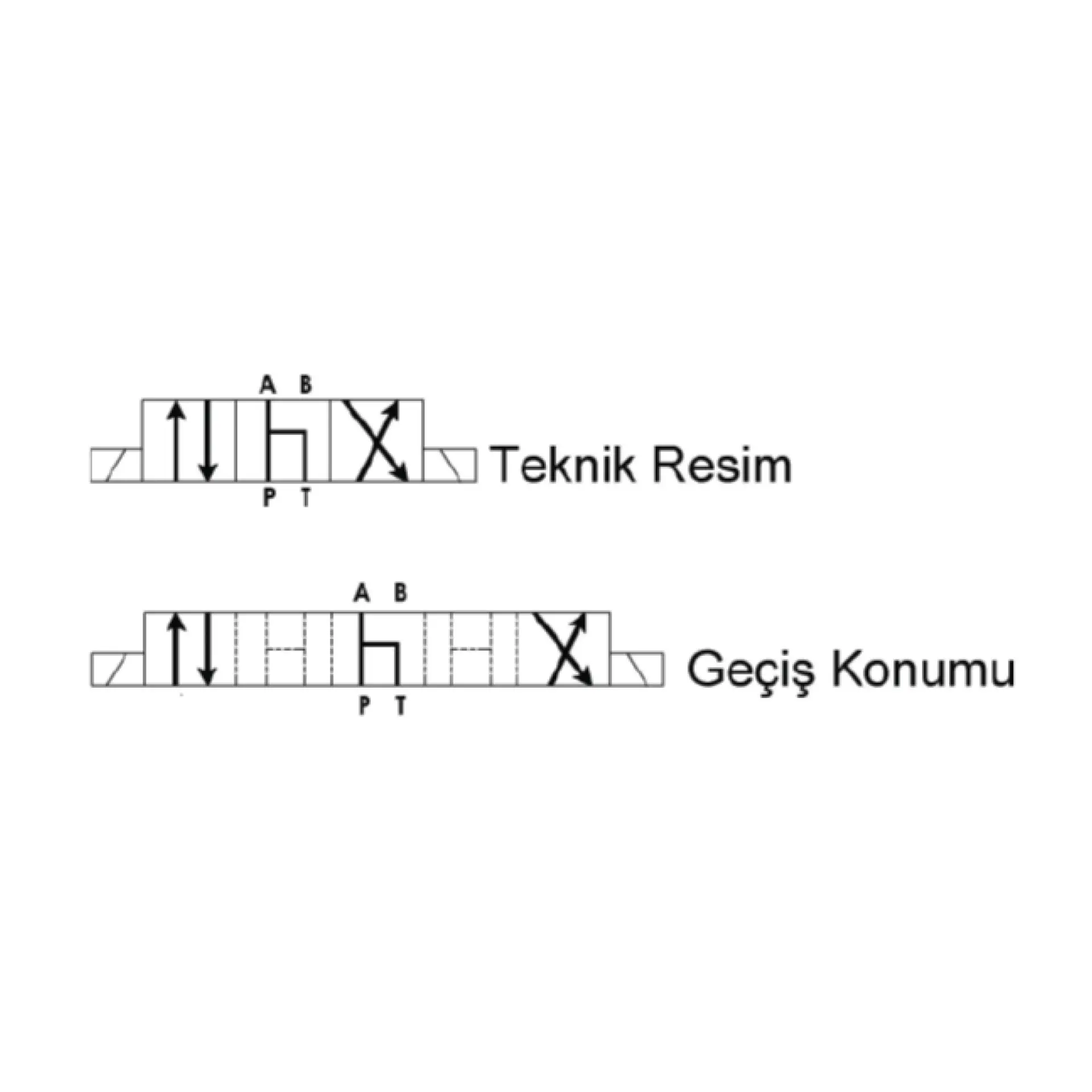 NG 6 F TİPİ ÇİFT BOBİN  YÖN KONTROL VALFİ 24 DC