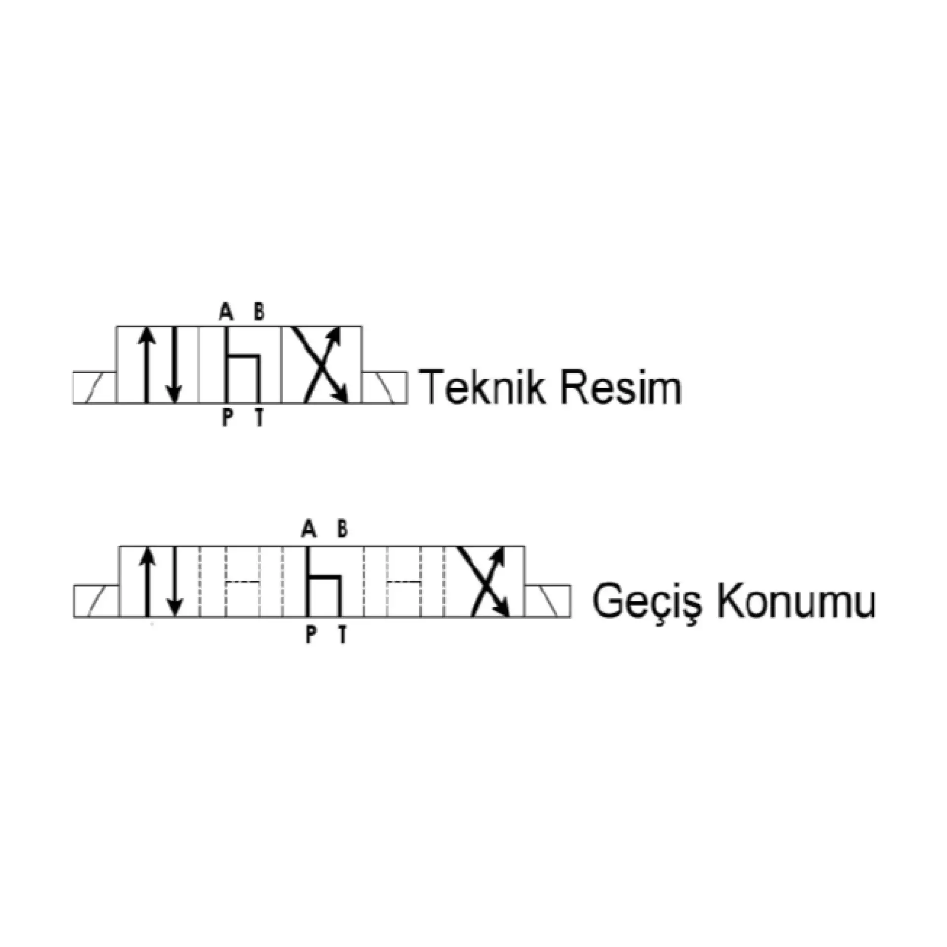 NG 10 F TİPİ ÇİFT BOBİN YÖN KONTROL VALFİ 24 DC