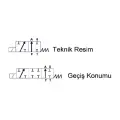 NG 10 A TİP TEK BOBİN YÖN KONTROL VALFİ 24 DC