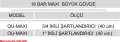 İKİLİ ŞARTLANDIRICI 16 BAR MAXI BÜYÜK GÖVDE