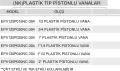 PLASTİK PİSTONLU VANA  NK