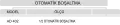1/2 OTOMATİK BOŞALTMA