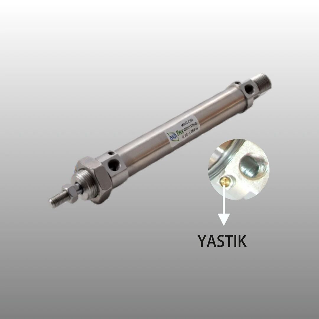 MACCR-S (25) MANYETİK YASTIKLI SİLİNDİR PASLANMAZ